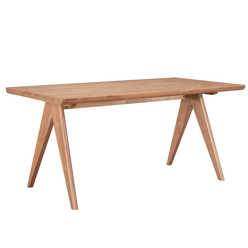 Set de Masa Winslow I, 7 piese, nuc deschis, 160x85x75 cm, imagine suplimentara