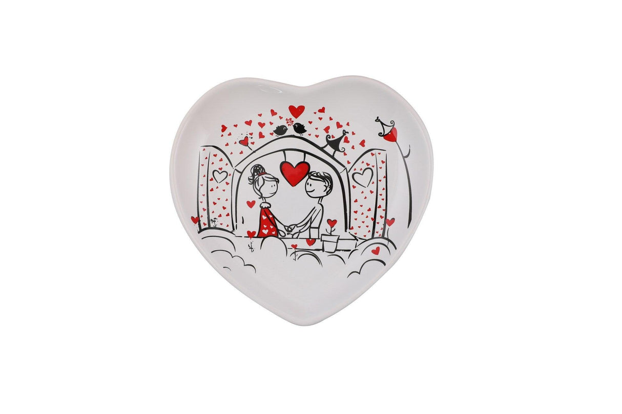 Set de mic dejun, Roșu, 14 piese