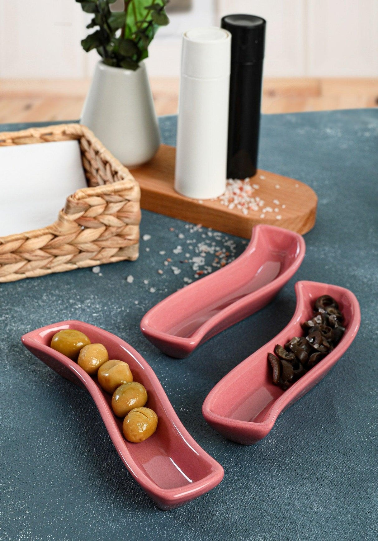 Set de mic dejun Warm, Multicolor, 3 piese