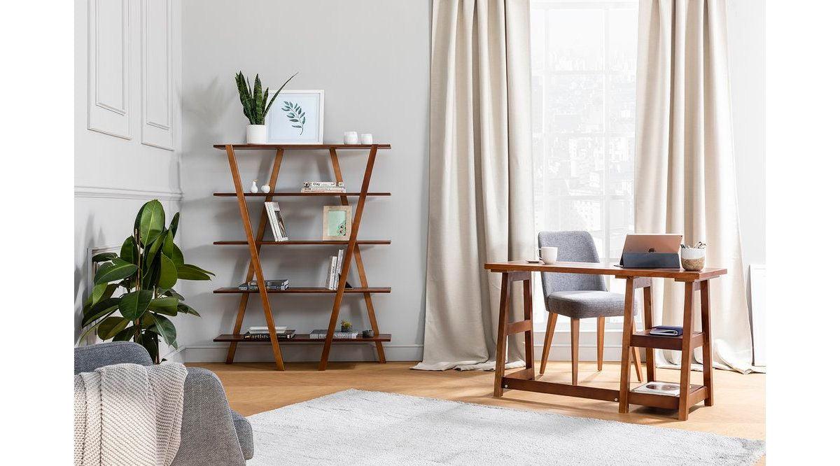 Set De Mobilier De Birou Lemn ,Nuc, 2 piese