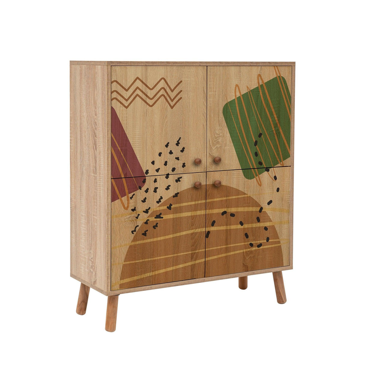 Set de mobilier pentru hol Multilux - 726 - 1053 Hallway Furniture Set 16, Sonomo, 111x36x95 cm