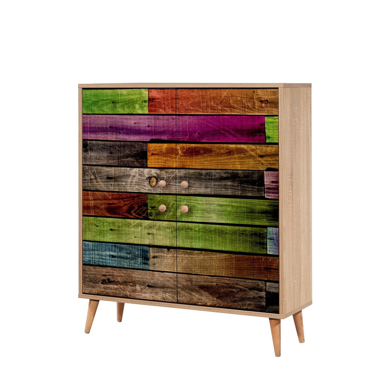 Set de mobilier pentru hol Multilux - 726 - 1053 Hallway Furniture Set 2, Sonomo, 111x36x95 cm