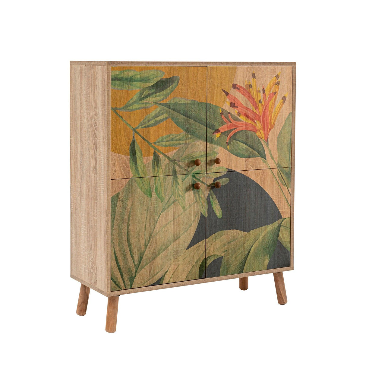 Set de mobilier pentru hol Multilux - 726 - 1053 Hallway Furniture Set 26, Sonomo, 111x36x95 cm