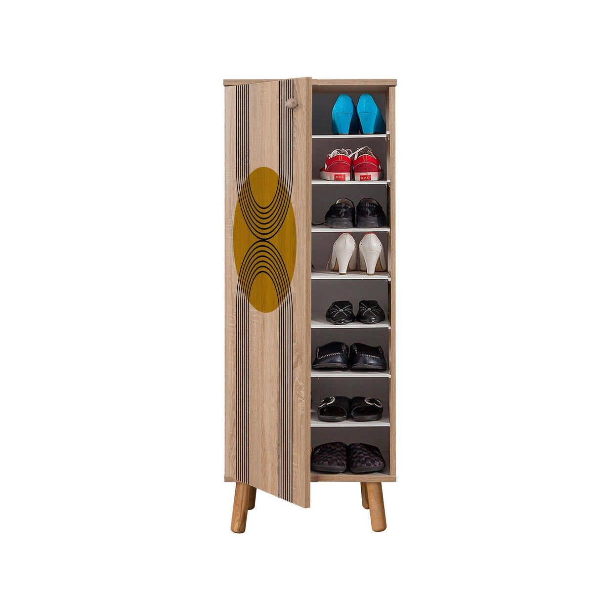 Set de mobilier pentru hol Vegas Sonomo - 200 - 0900 Hallway Furniture Set 5, Sonomo, 105x50x40 cm