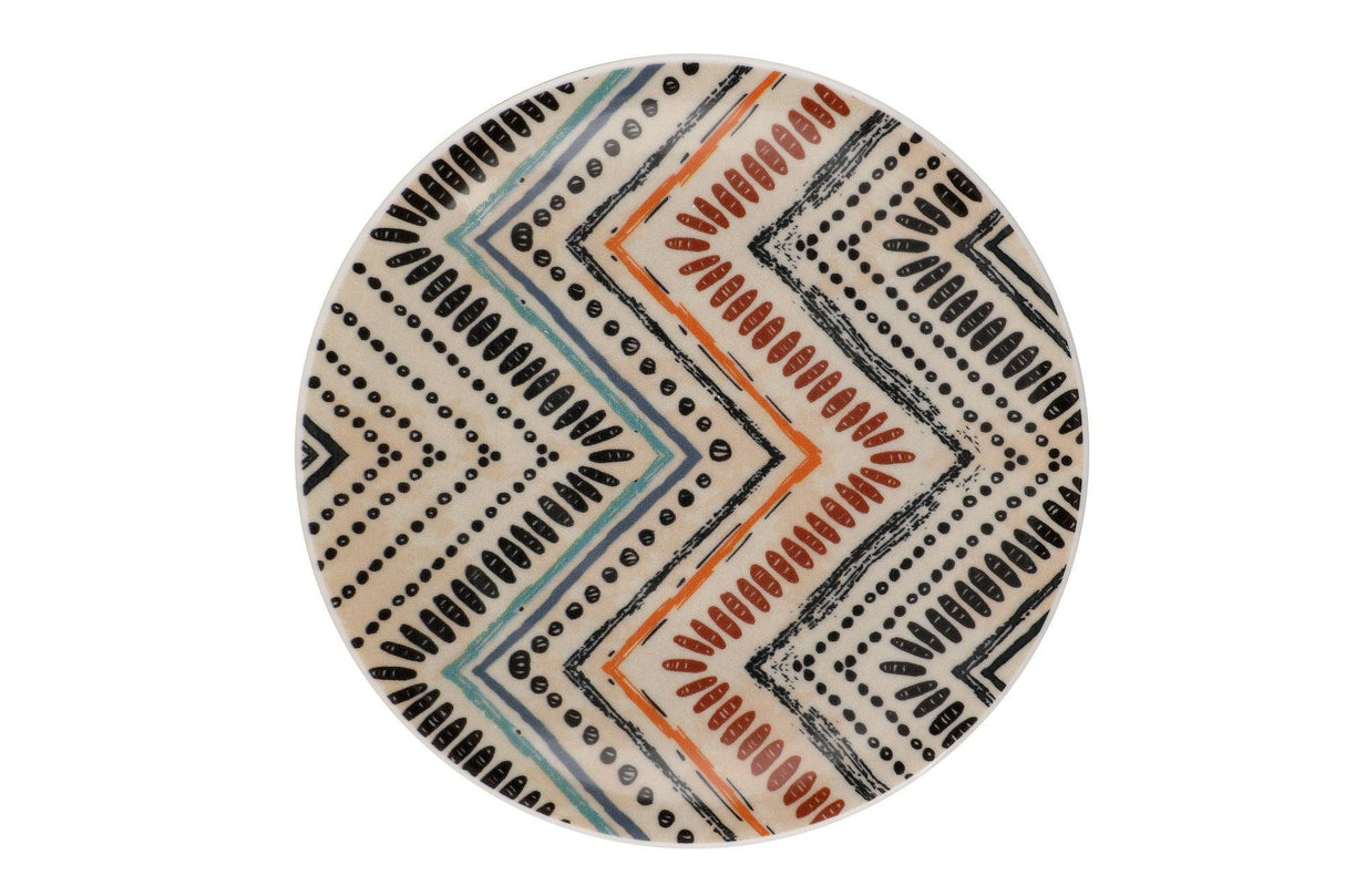 Set de servire pentru tort, Multicolor, 21x8.5x21 cm