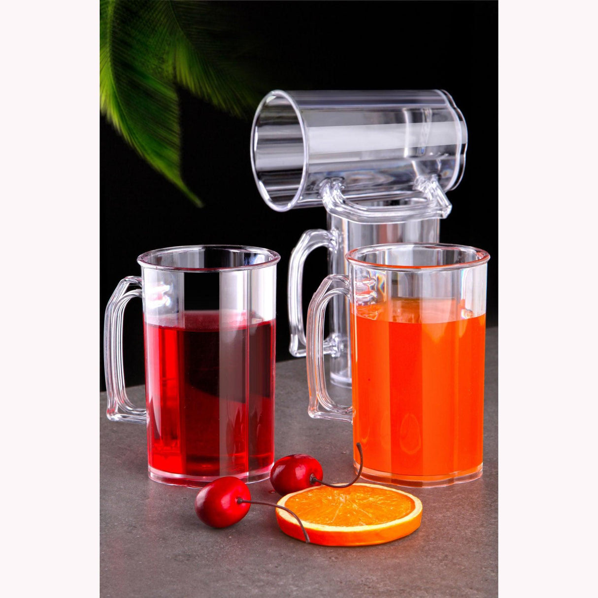 Set de sticlă 4, Transparent, 30x20x30 cm