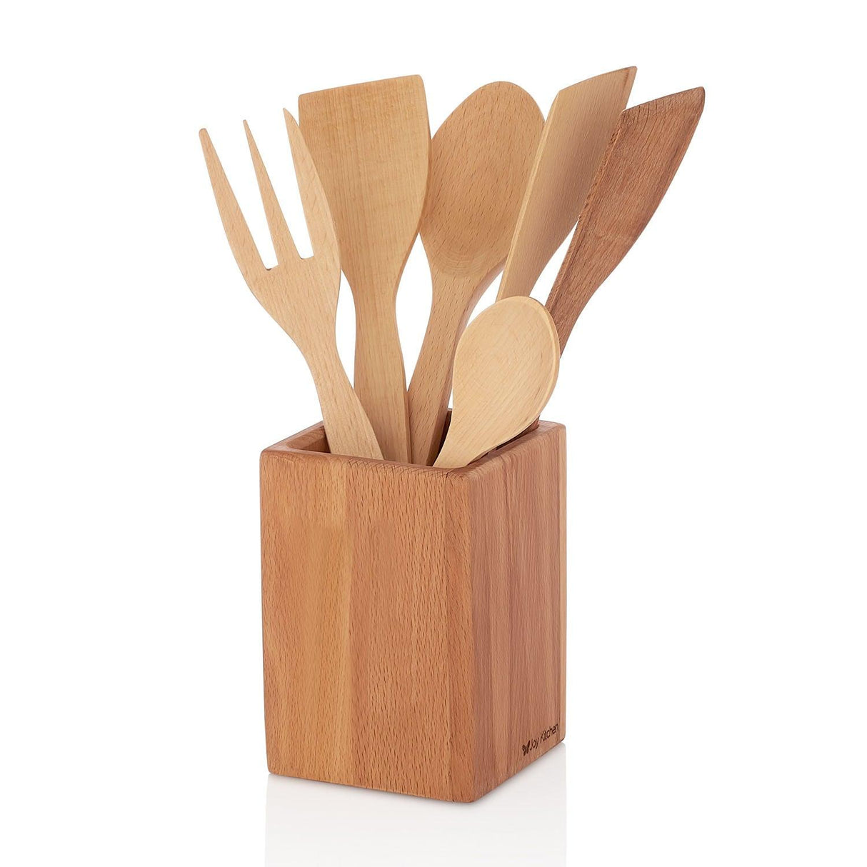 Set de ustensile de bucătărie Kitchenware Set UP00685, Natural, 13x13x32 cm