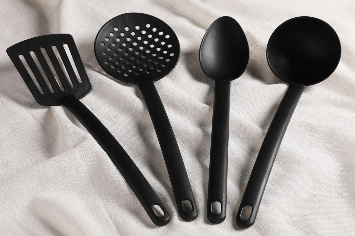 Set de ustensile de bucătărie Kitchenware Set KP - 73, Negru, 34x5x34 cm