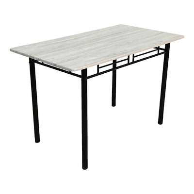 Set dining cu masă și 4 scaune Roza, și metal, Stejar, 120x65x75 cm, perspectiva suplimentara