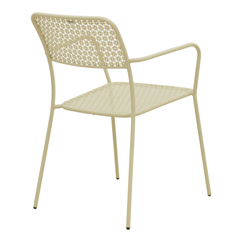 Set dining exterior Moraja Federal, 5 piese, Crem, 140x80x72 cm