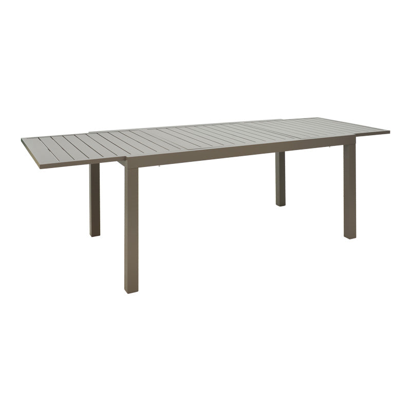 Set dining Lafla-Azelie, 7 piese, Sampanie-Natural, 160-240x100x75 cm, foto produs 6