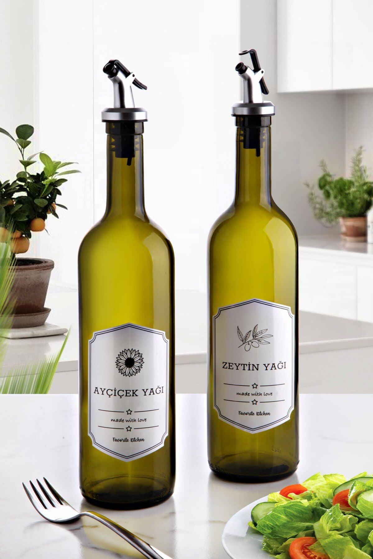 Set dozator de ulei, Multicolor, 7.5x34x7.5 cm