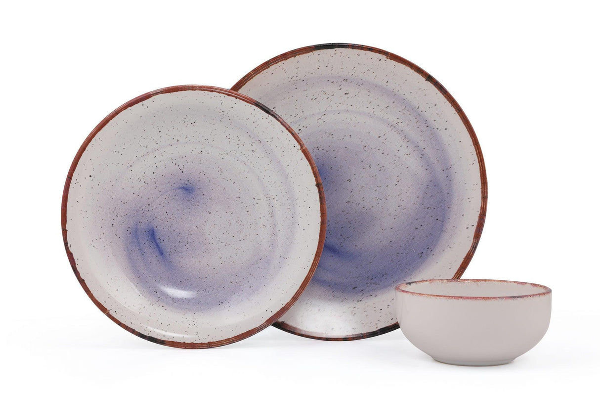 Set Farfurii 4 Persoane, Ceramica, Alb