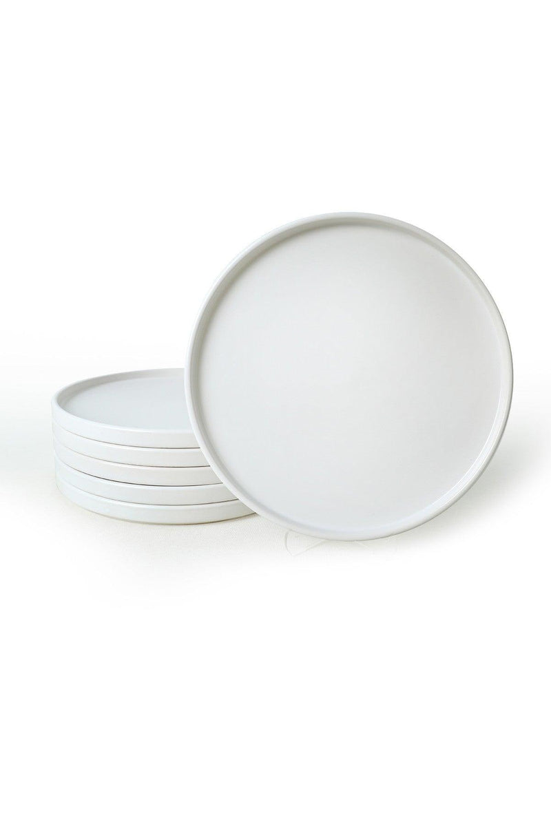Set farfurii, Alb Mat, 27 cm
