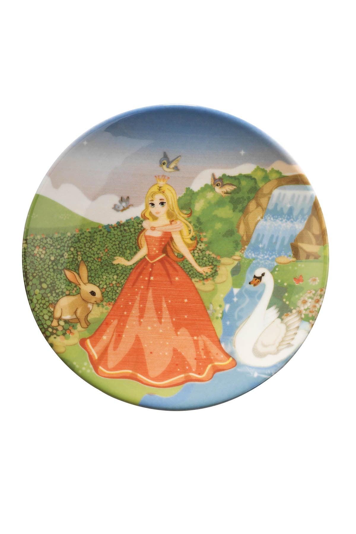 Set Farfurii Copii 1 Persoana, Ceramica fina , Multicolor, 3 piese