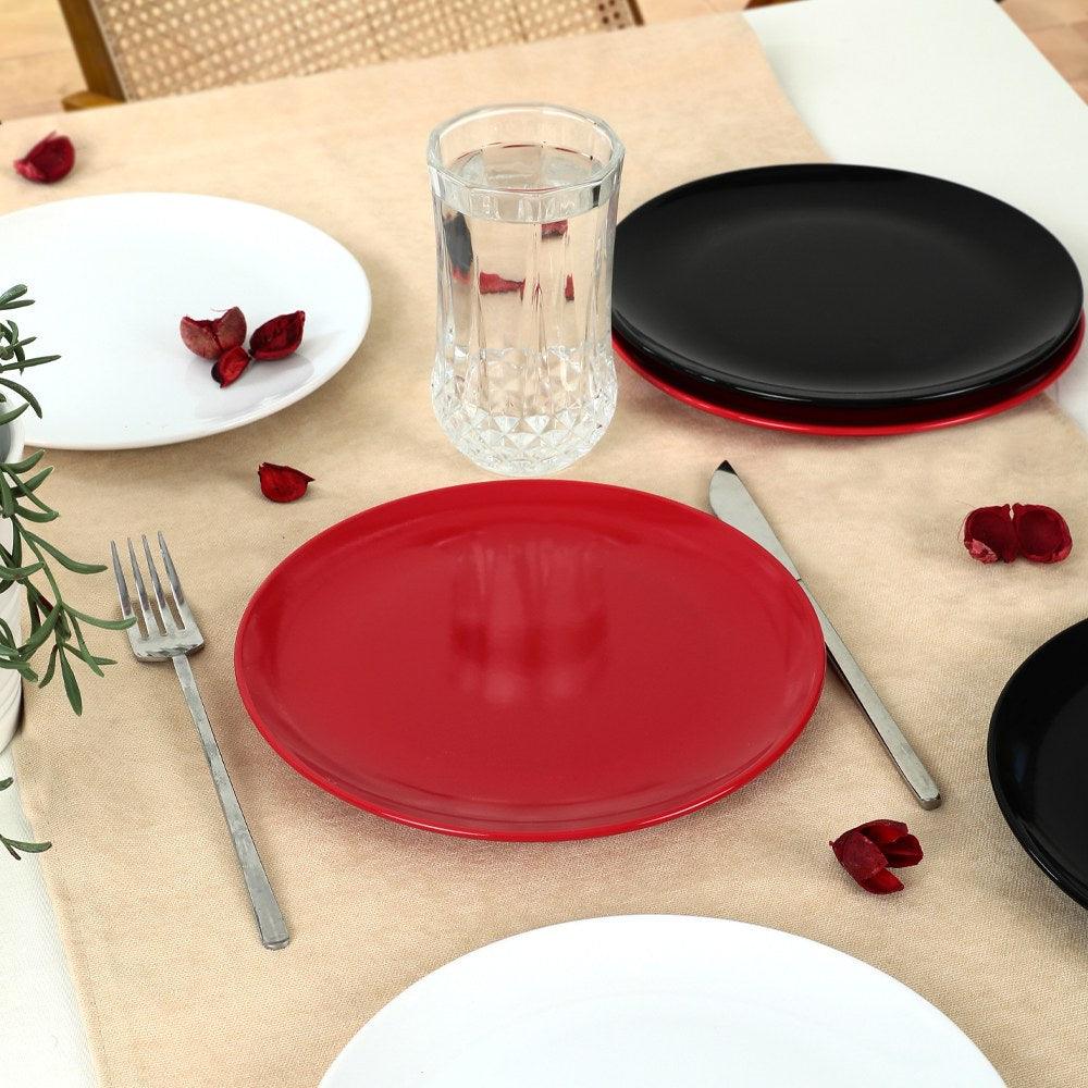 Set farfurii din ceramica pentru desert, Multicolor, 12 cm