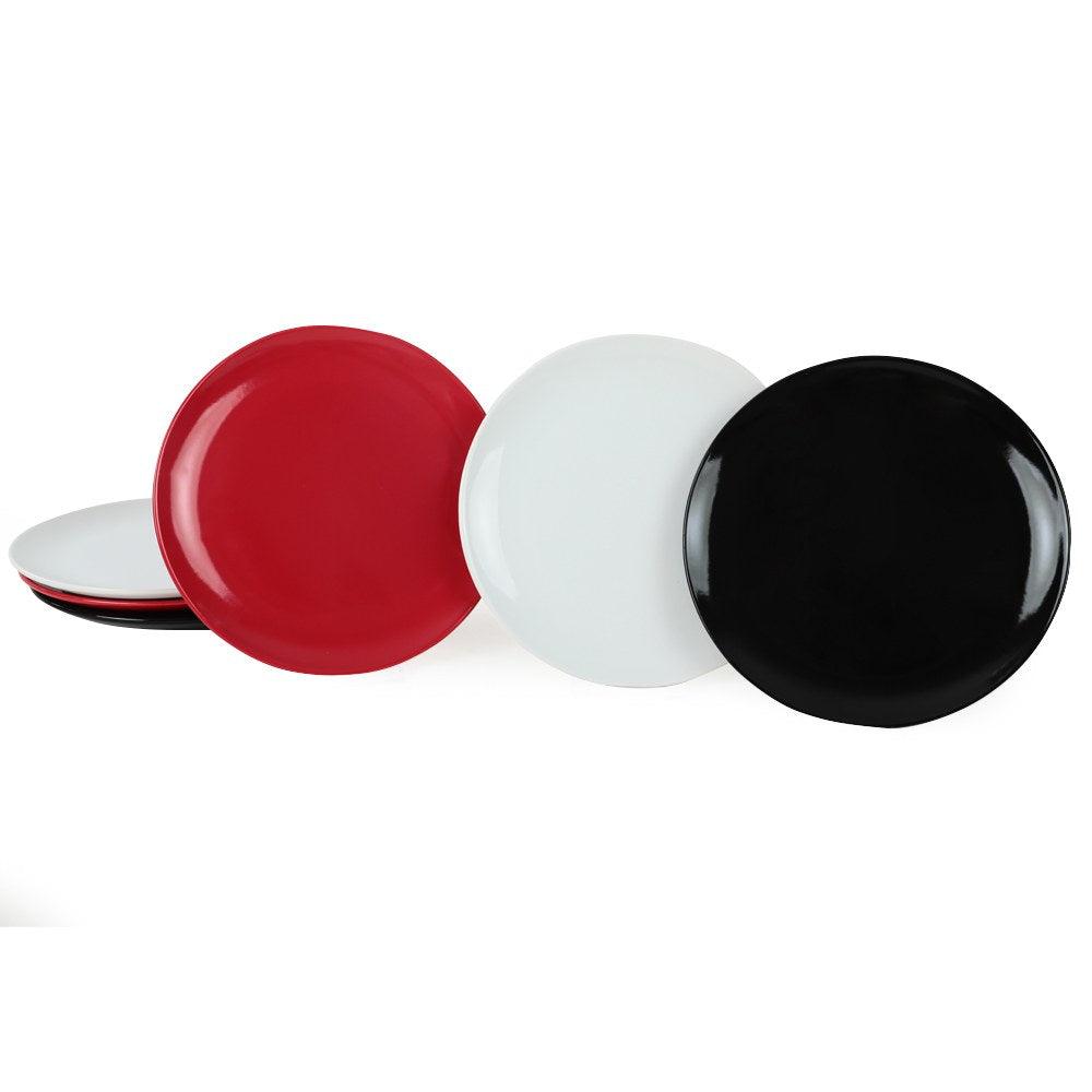 Set farfurii din ceramica pentru desert, Multicolor, 12 cm