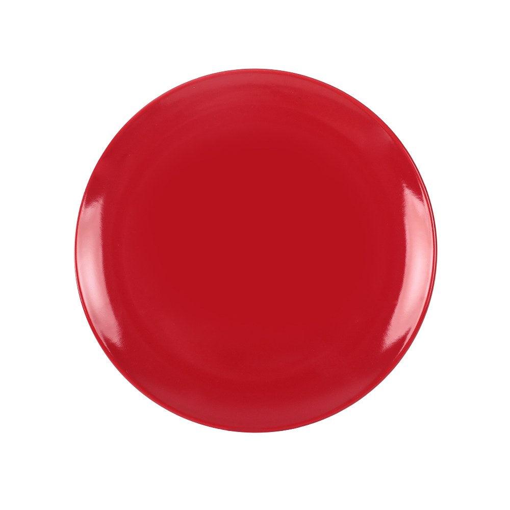 Set farfurii din ceramica pentru desert, Multicolor, 12 cm