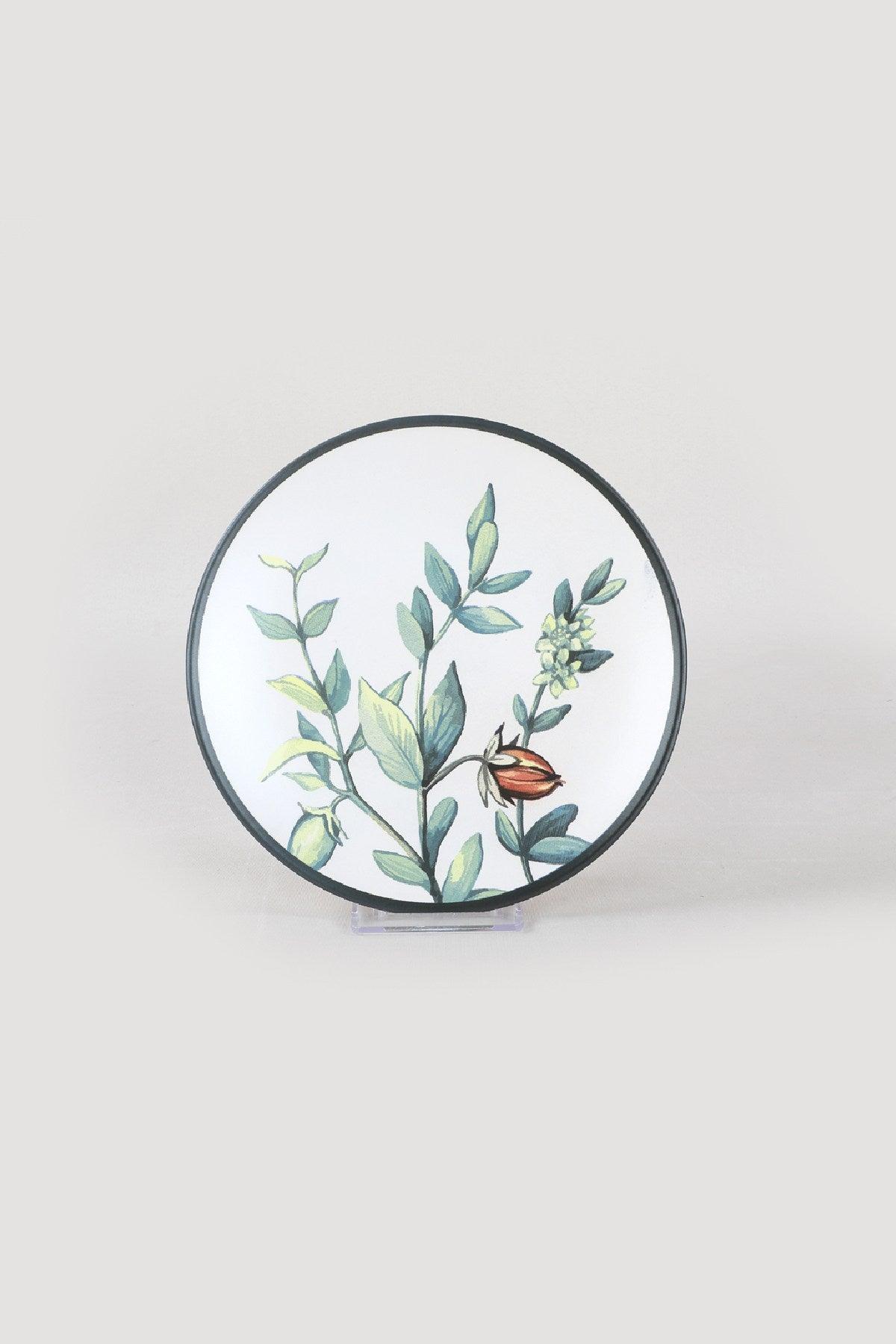 Set farfurii pentru desert, Alb, 20 cm