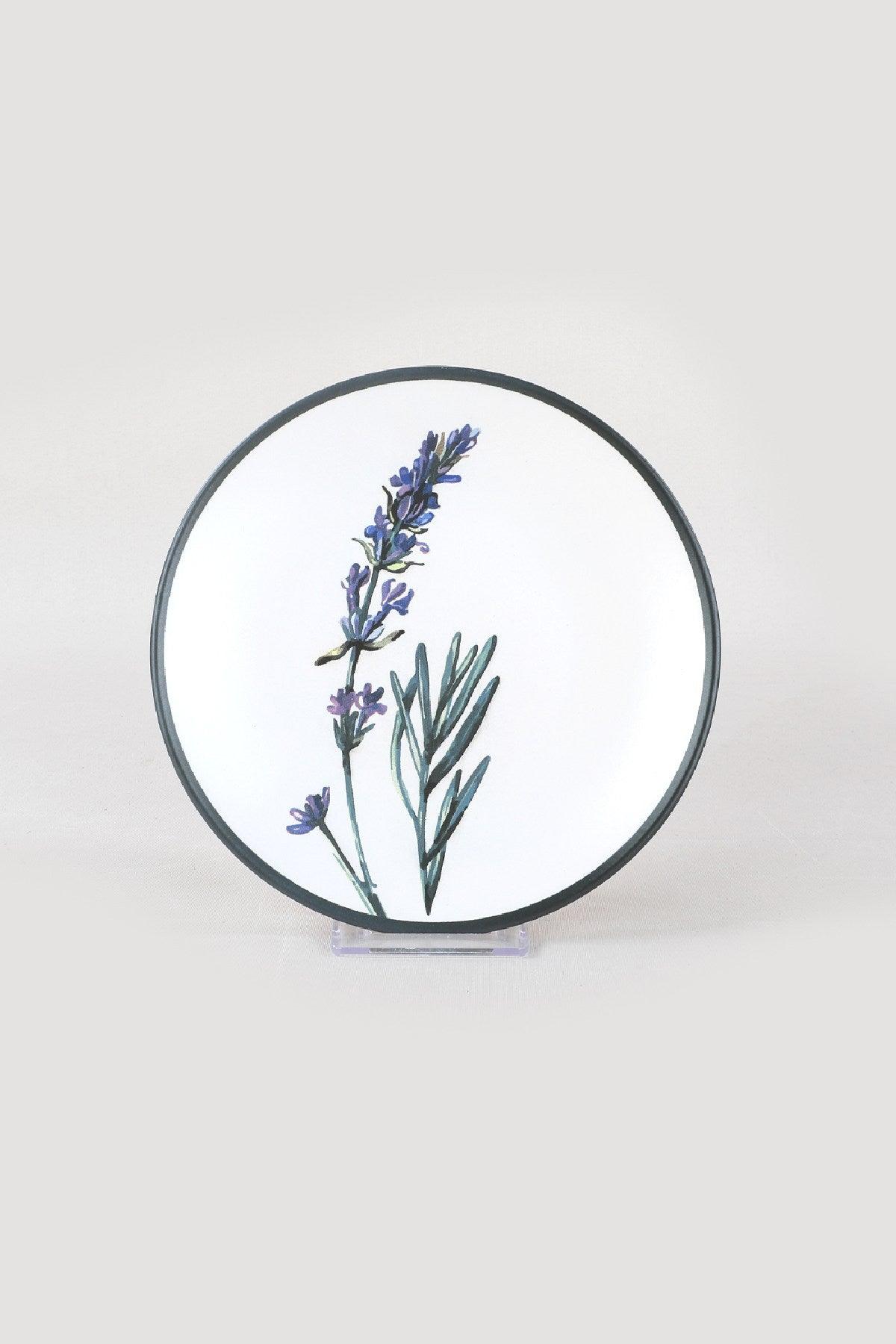 Set farfurii pentru desert, Alb, 20 cm