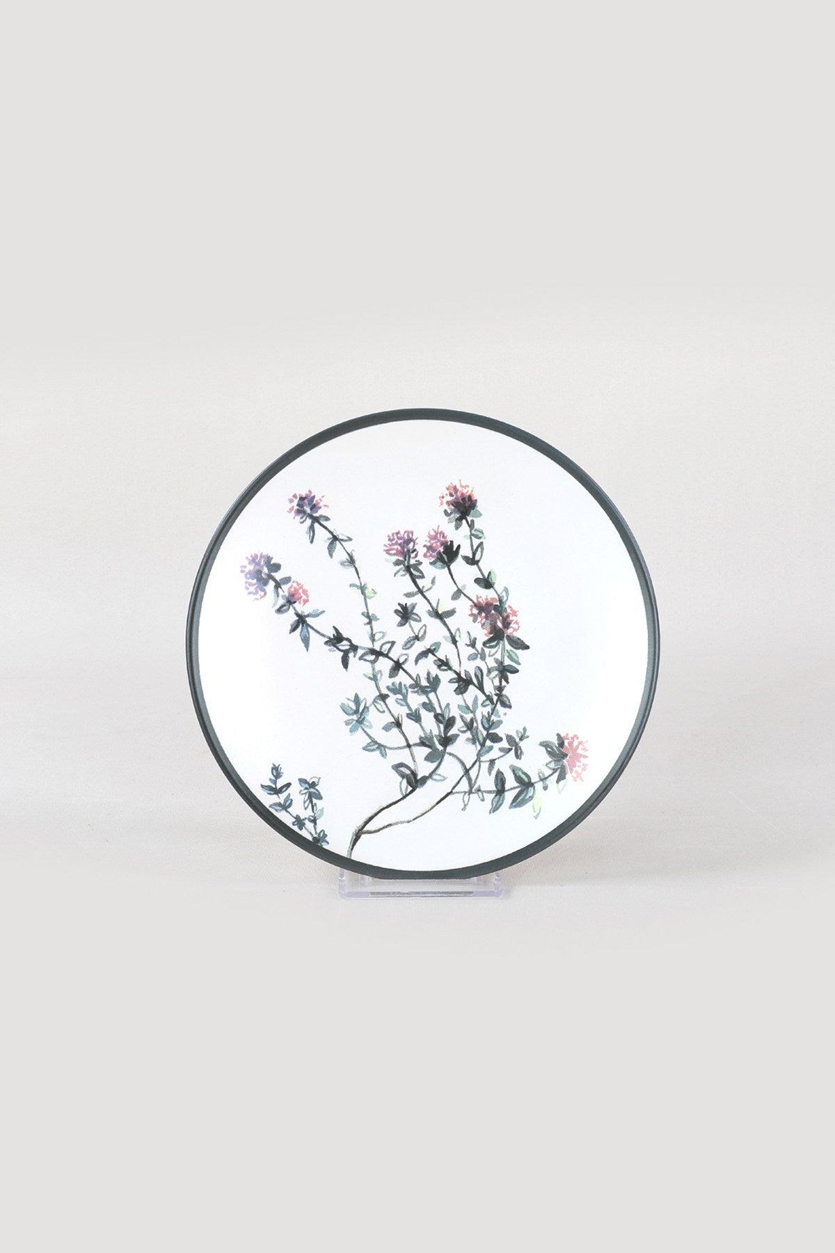 Set farfurii pentru desert, Alb, 20 cm