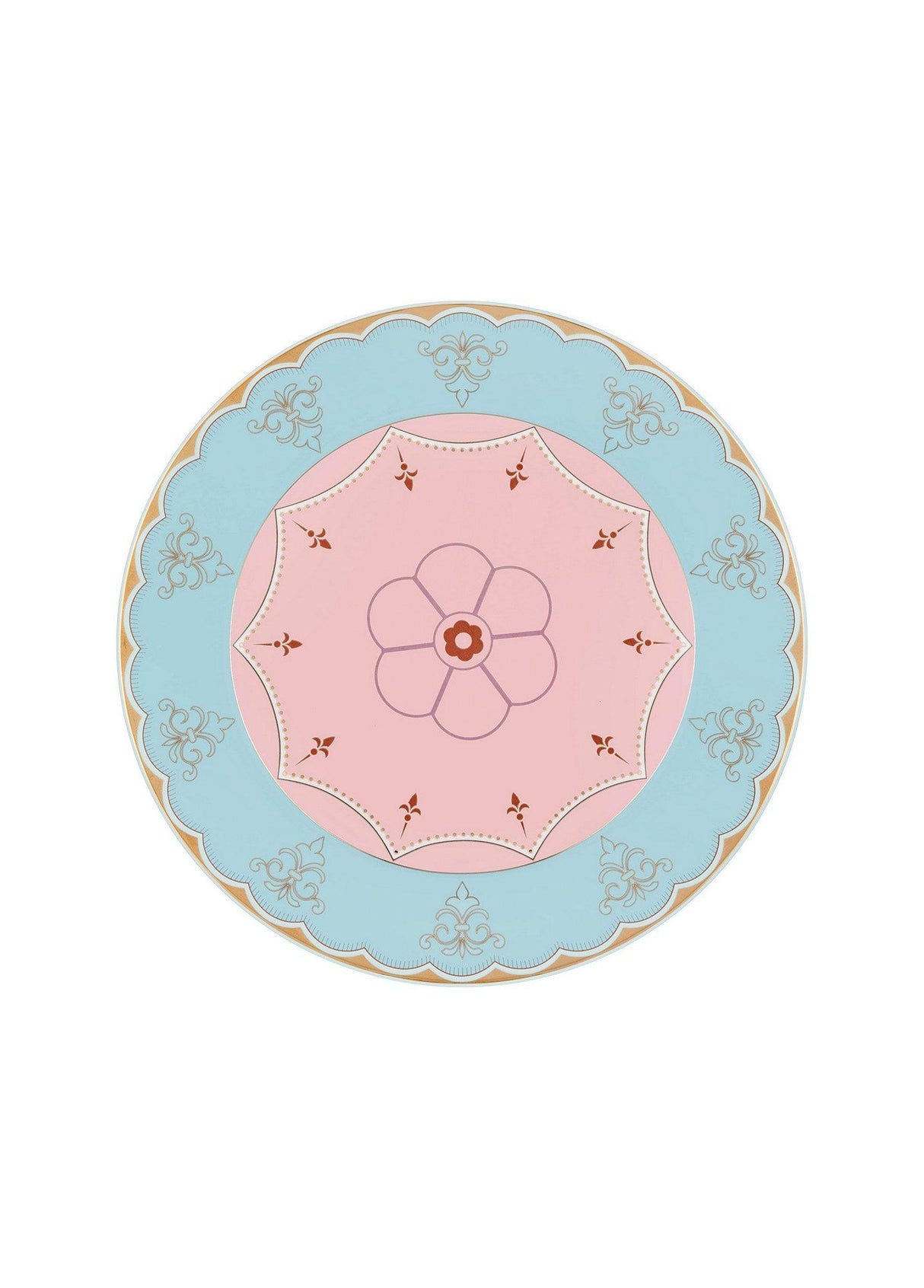 Set farfurii pentru desert DIN, Multicolor, 21x1x21 cm