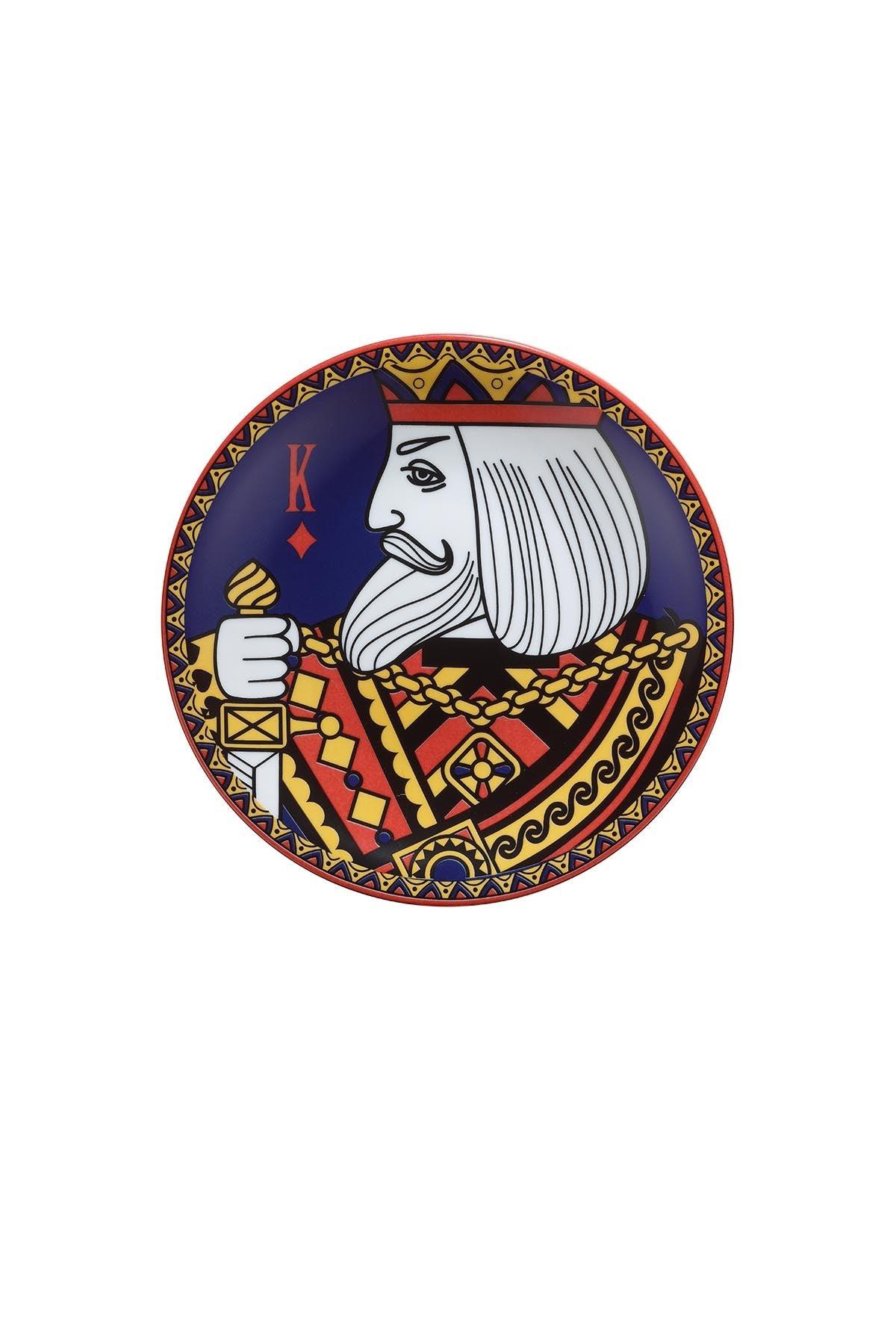 Set farfurii pentru desert Zigo, Multicolor, 21x2x21 cm