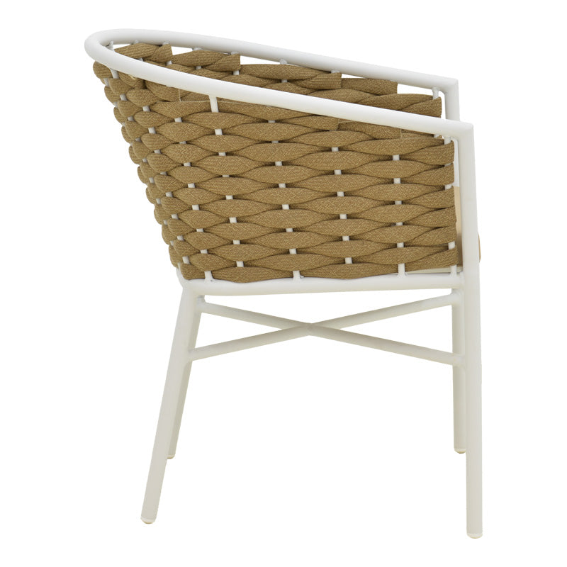 Set gradina Dagyn Noevo, Metal, Alb, 240x90x76 cm