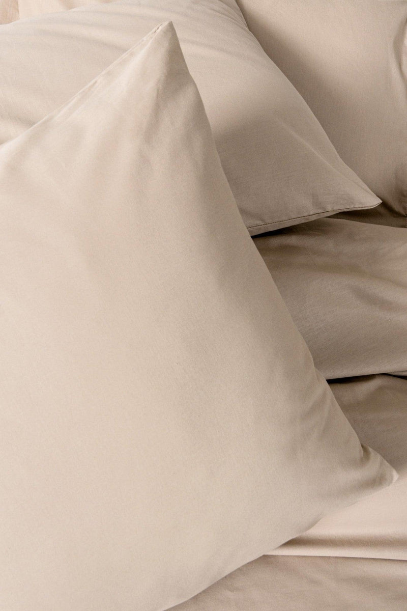 Set Lenjerie pat double Cream, Ranforce, 200 X 220 CM