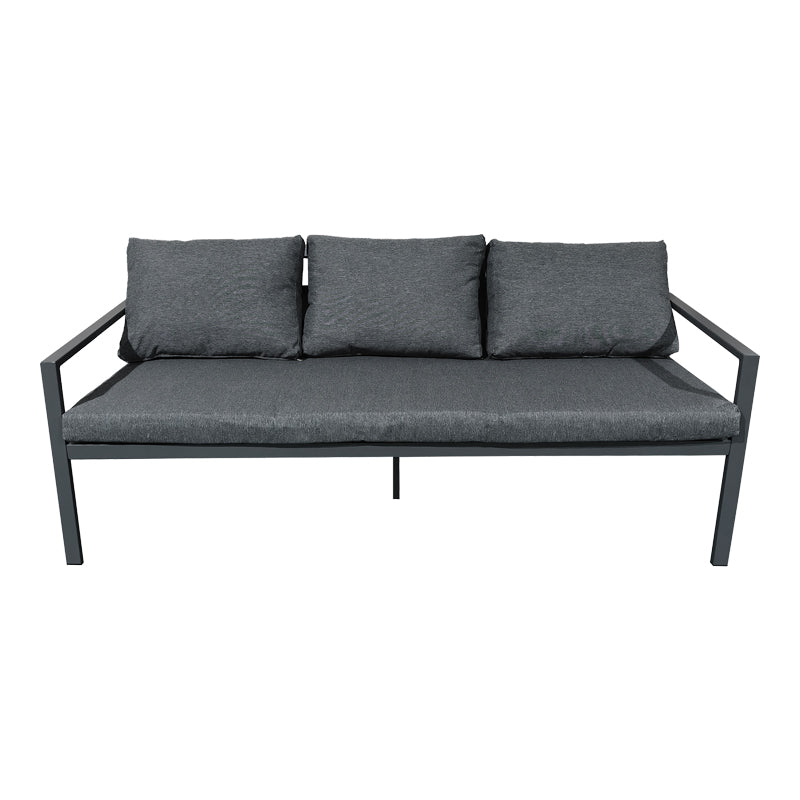 Set lounge exterior Gardenly I, 4 piese, 175x69x72 cm - Antracit