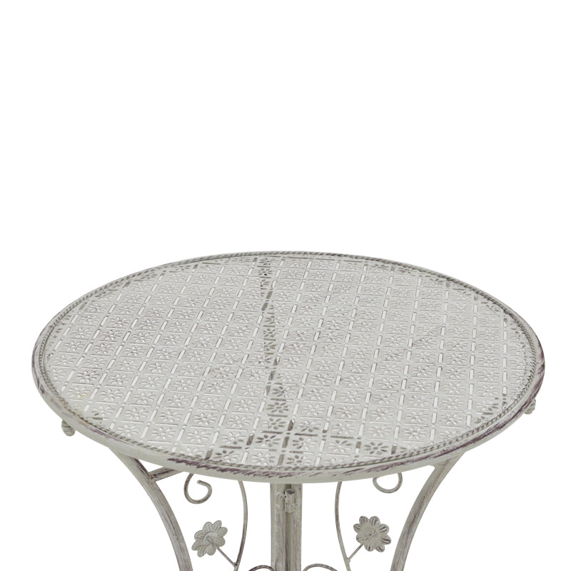 Set masa 3 bucati Abriel, Gri - Gri inchis, 60x60x71 cm - Gri
