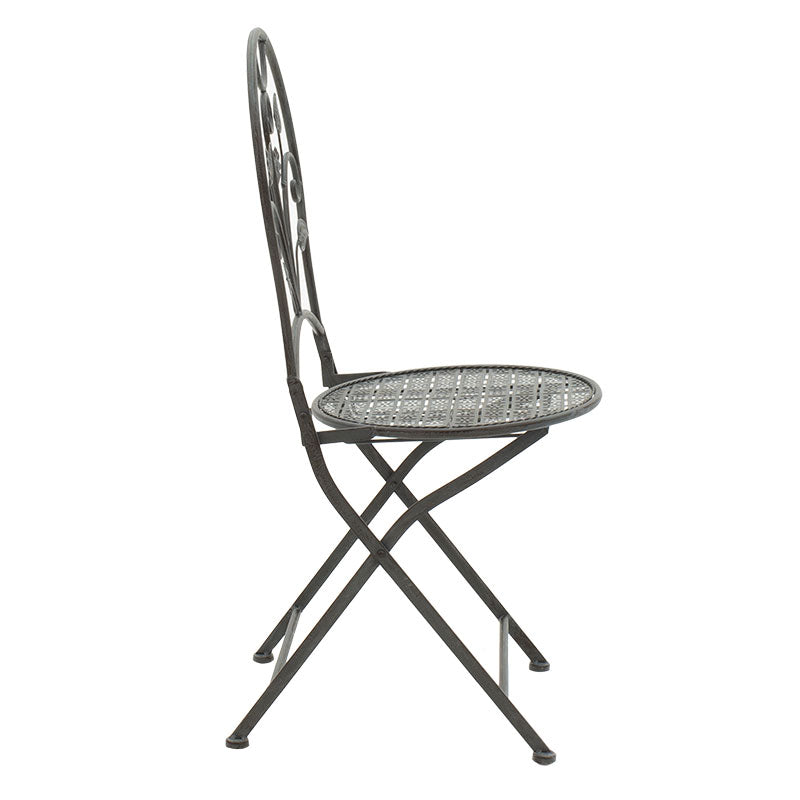 Set masa 3 bucati Abriel, Gri - Gri inchis, 60x60x71 cm - Gri inchis