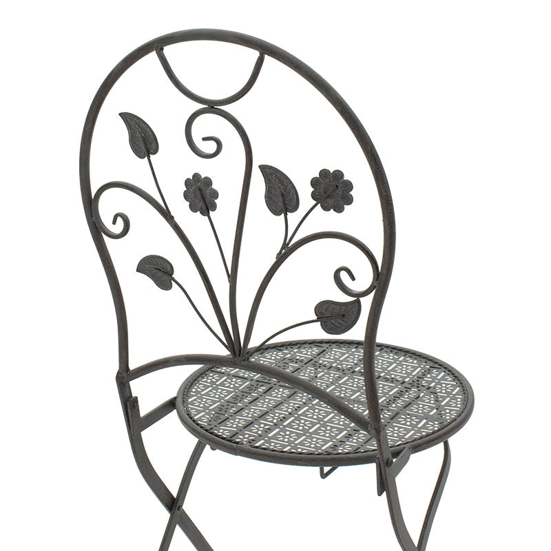 Set masa 3 bucati Abriel, Gri - Gri inchis, 60x60x71 cm - Gri inchis