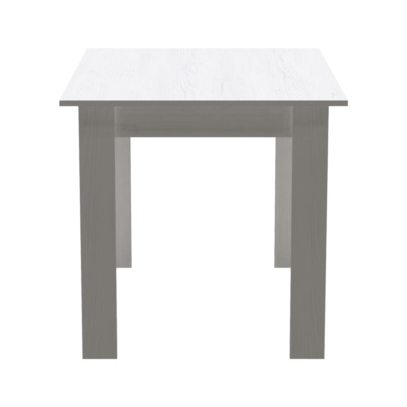 Set masa de dining 5 piese Manka-Gaston, Alb, Lemn, 110x80x77 cm, foto produs 7