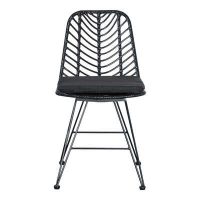 Set Masa Dining cu 4 Scaune Kliton-Naoki, Aluminiu și metal, Închis Antracit Negru, 80x80x74 cm, detaliu produs