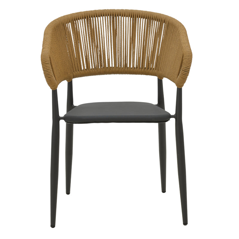Set masa si scaune 5 buc de gradina Kliton-Raven, Antracit, 80x80x74 cm, foto produs