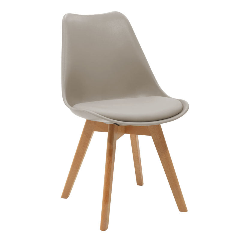 Set masa si scaune 5 buc Natali-Gaston, Alb, 80x80x76 cm, imagine suplimentara