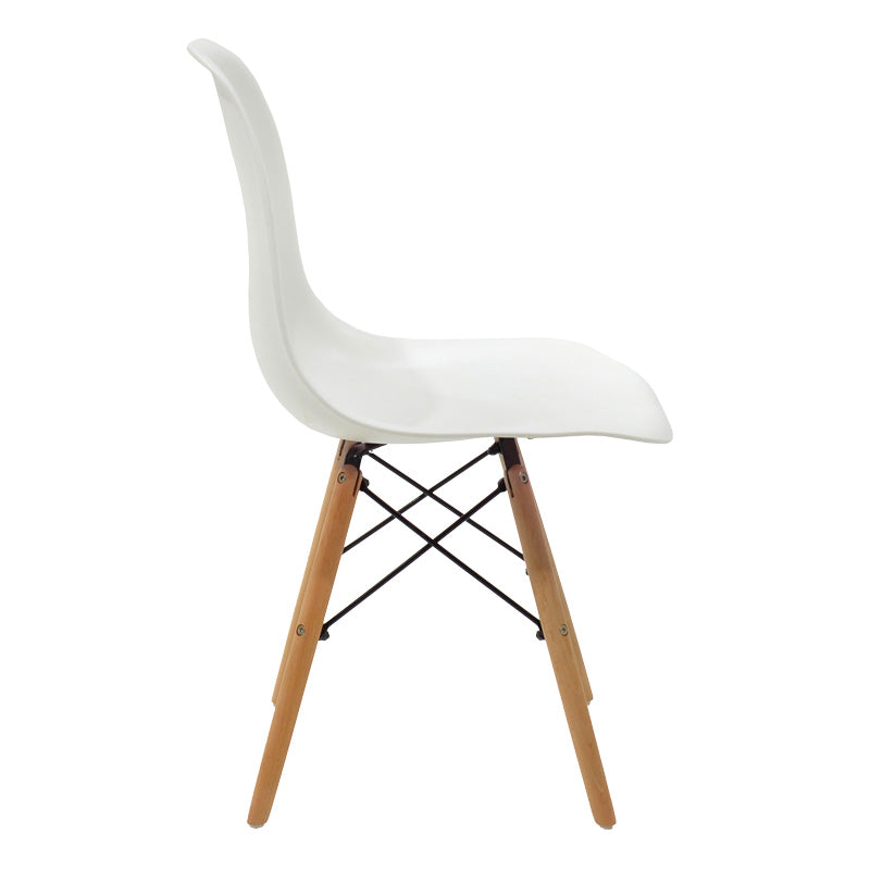 Set masa si scaune 5 piese Julita, Alb, 80x80x73 cm, detaliu produs