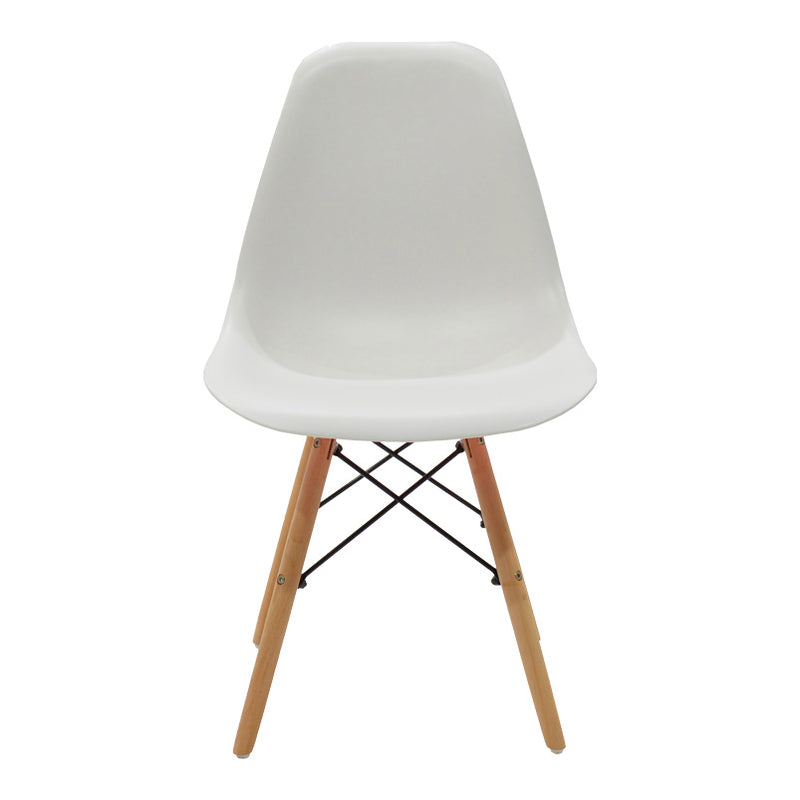 Set masa si scaune 5 piese Julita, Alb, 80x80x73 cm, perspectiva suplimentara