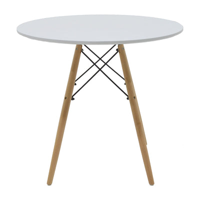 Set masa si scaune 5 piese Julita, Alb, 80x80x73 cm, foto produs 6