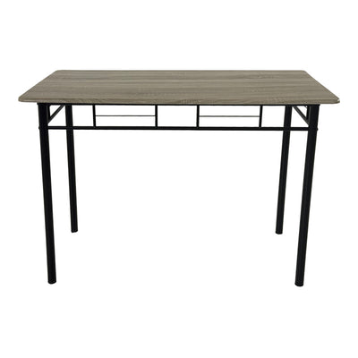 Set masa si scaune 5 piese Reforia, Gri, 110x60x74 cm, foto produs 8