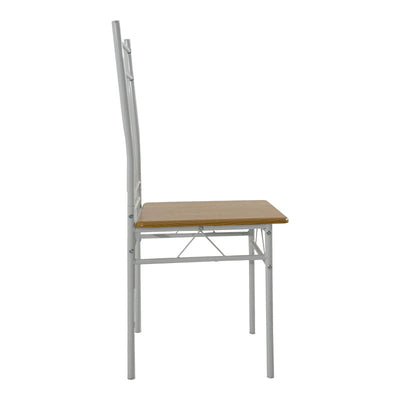 Set masa si scaune 5 piese Reforia, Natural, 110x60x74 cm, foto produs 6