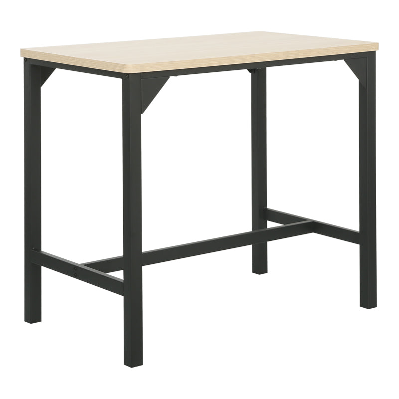 Set masa si scaune Arzo, Metal, Natural, 100x60x86 cm