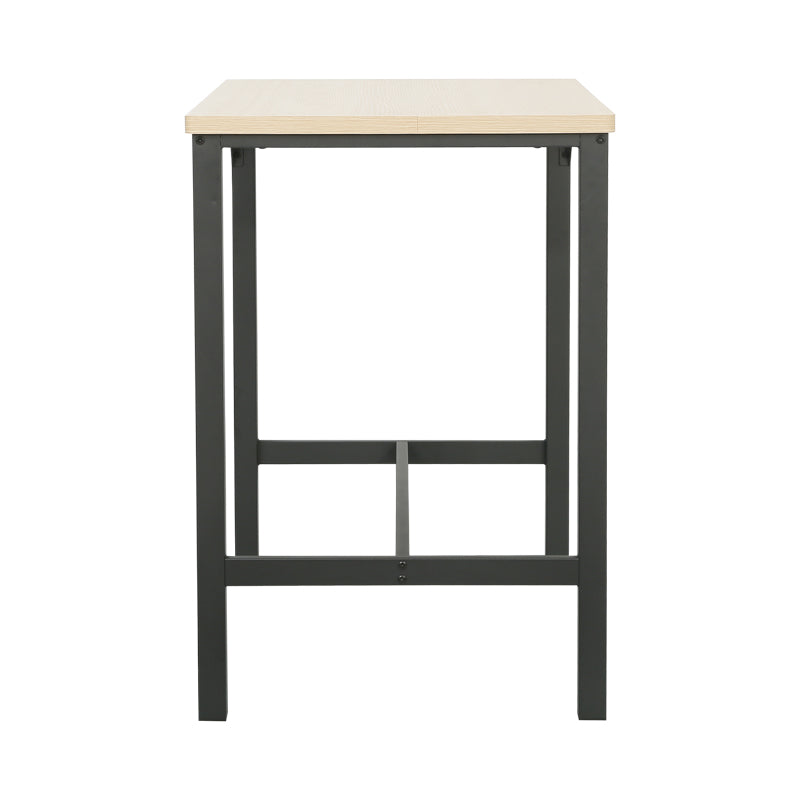 Set masa si scaune Arzo, Metal, Natural, 100x60x86 cm