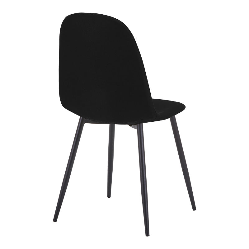Set masa si scaune Bella Black, Metal, Negru, D120x76 cm, imagine produs 4