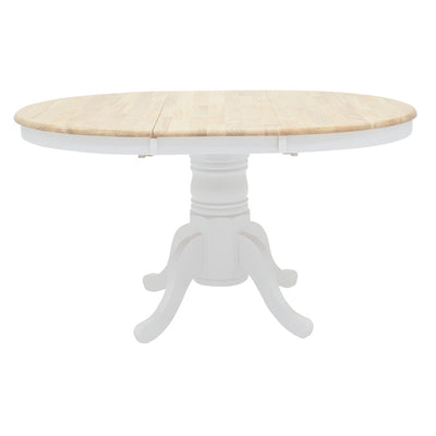 Set masa si scaune Dallan Lars, Lemn rubberwood, Alb, 100x75 cm, imagine produs 9
