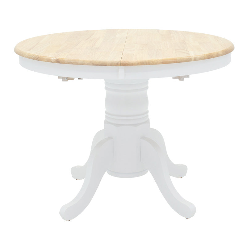 Set masa si scaune Dallan Lars, Lemn rubberwood, Alb, 100x75 cm, imagine produs 4