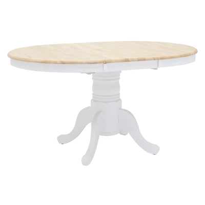 Set masa si scaune Dallan Lars, Lemn rubberwood, Alb, 100x75 cm, imagine produs 5