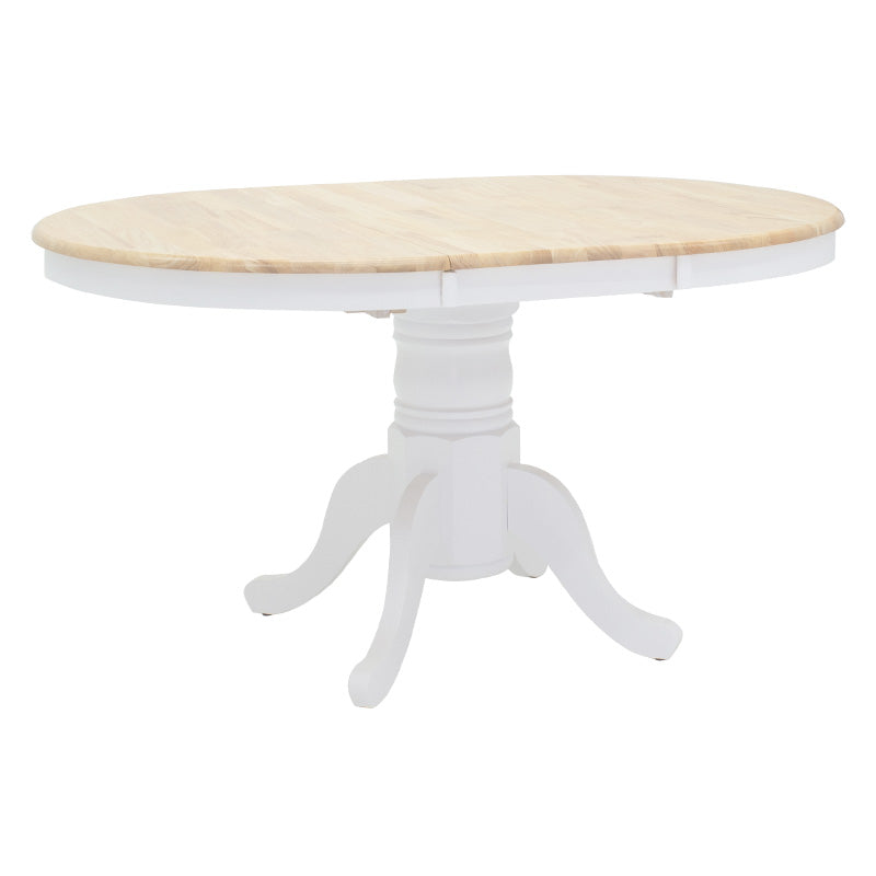 Set masa si scaune Dallan Lars, Lemn rubberwood, Alb, 100x75 cm, imagine produs 5