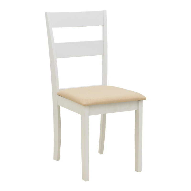 Set masa si scaune Dallan Lars, Lemn rubberwood, Alb, 100x75 cm, imagine produs 7